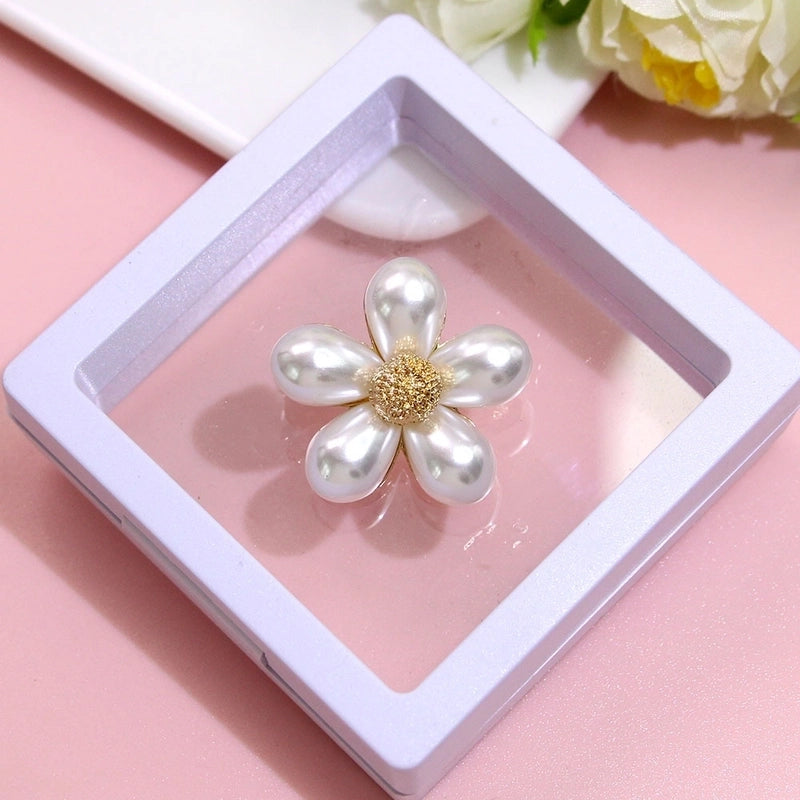 Basic Modern Style Classic Style Pin Animal Flower Alloy Plating Inlay Artificial Pearls Rhinestones Women’s Brooches