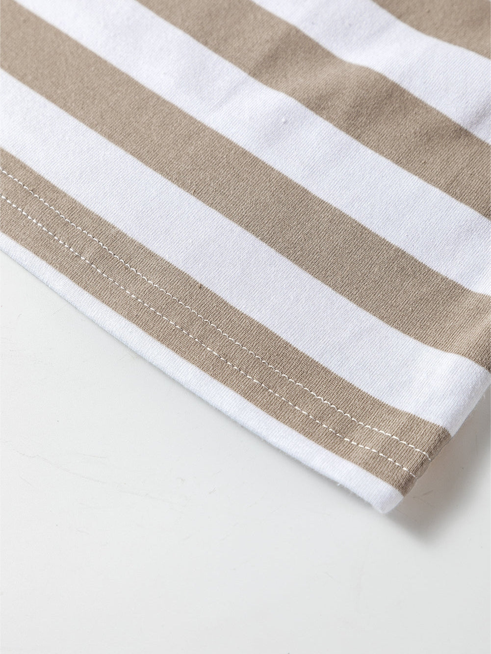 Grey Ribbed Knit Top with Short Sleeves