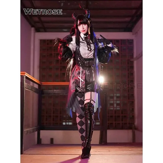 [Wetrose] In Stock Nerissa Ravencroft Hololive EN Vtuber Cosplay Costume Wig Full Set