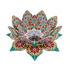  DIY Diamond Painting 3D Puzzle Irregular Shapes Mandala Lotus Shaped Candle Aromatherapy Holder Tray Decor Kit