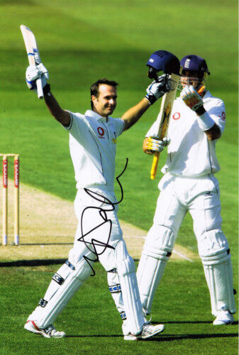 MICHAEL VAUGHAN Signed Autograph Cricket Photo Poster painting AFTAL RD