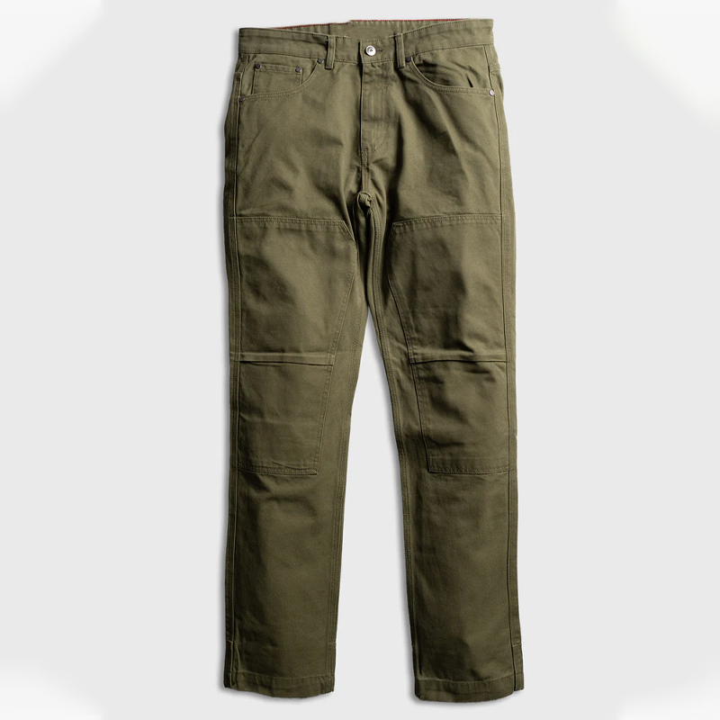 Men's Classic 14 oz Cotton Canvas Reinforced Knee Pants