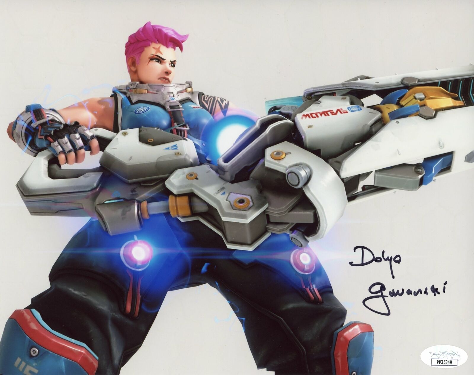 Dolya Gavanski ZARYA Overwatch 8x10 Photo Poster painting Signed Autograph JSA Certified COA