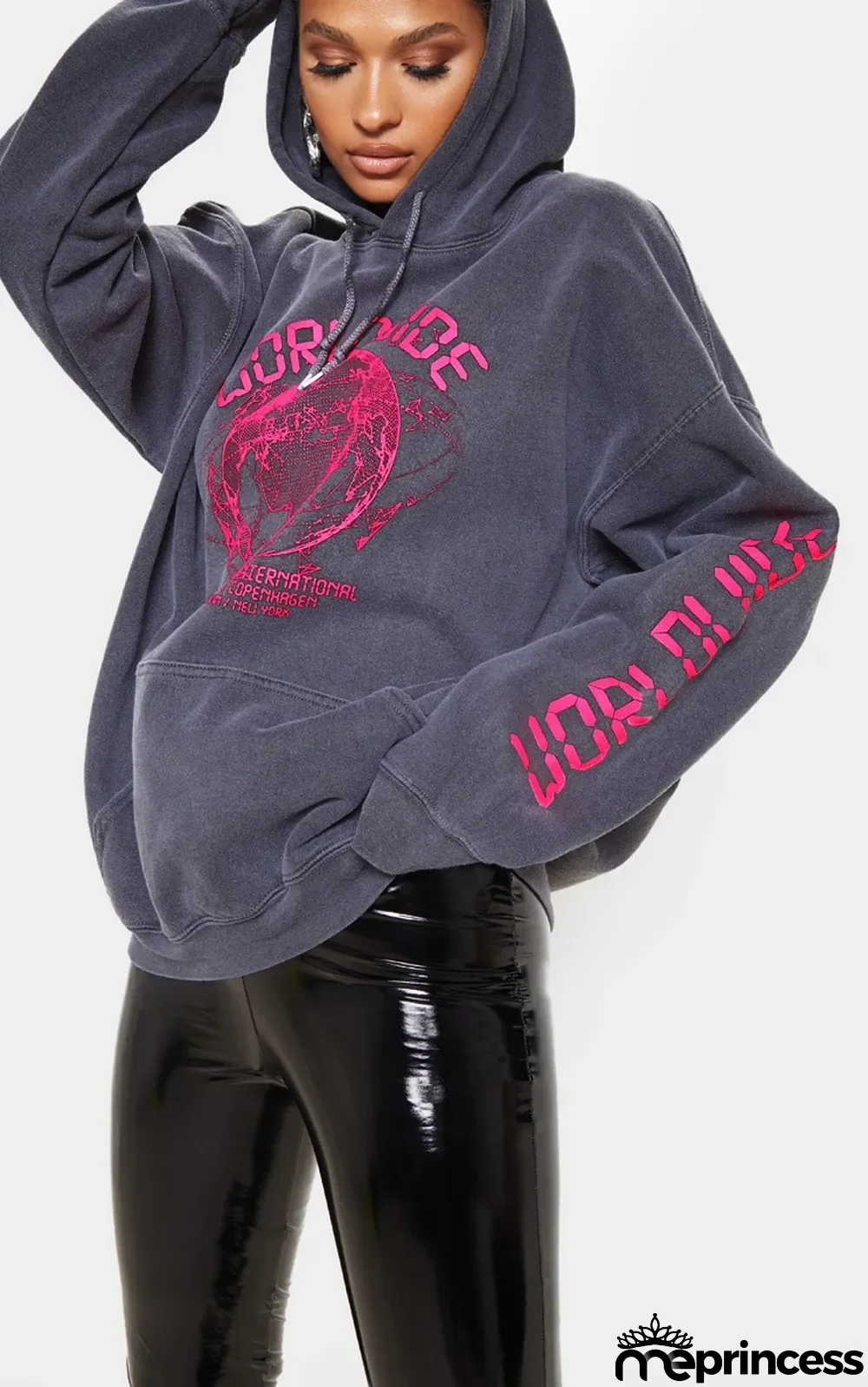 Plus Size Winter Women's Sexy Long Sleeve Casual Print Hoodies