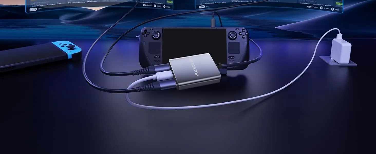 dual monitor docking station