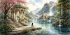 Luxury AB Velvet Diamond Painting Kit - Landscape
