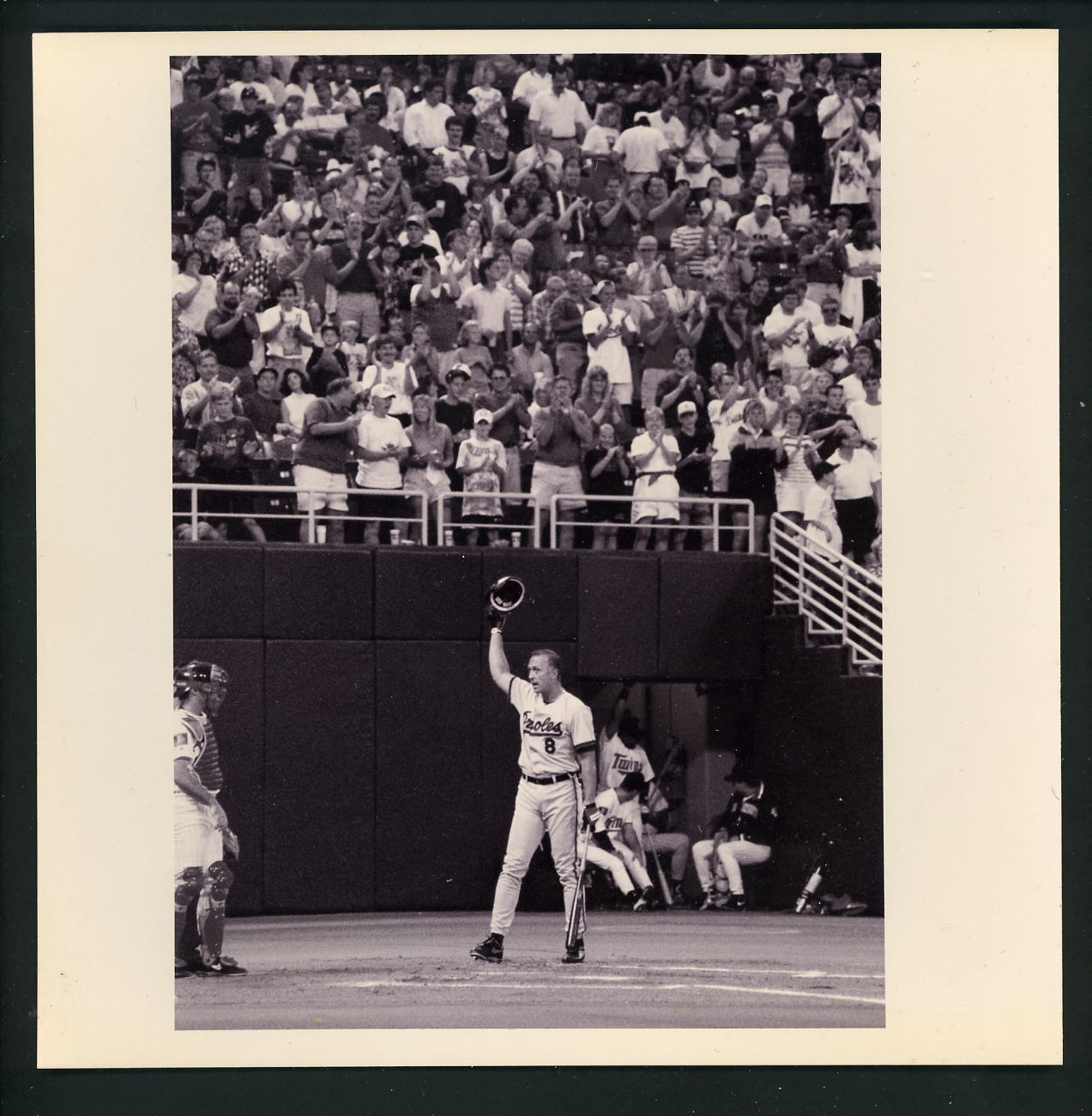 Cal Ripken Jr. 2,000th consecutive game 1994 Press Photo Poster painting Baltimore Orioles