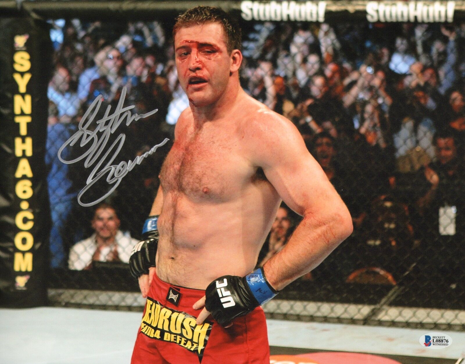 Stephan Bonnar Signed 11x14 Photo Poster painting BAS COA UFC The Ultimate Fighter 1 Autograph 4