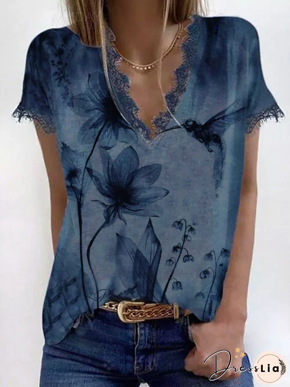 Floral Short Sleeve T-shirt