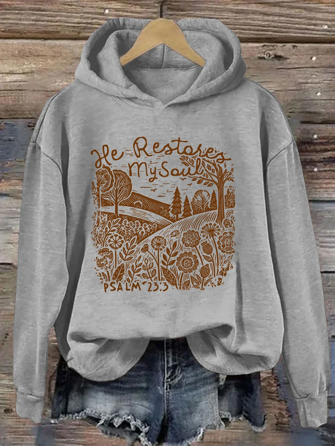 He Restores My Soul Hoodie