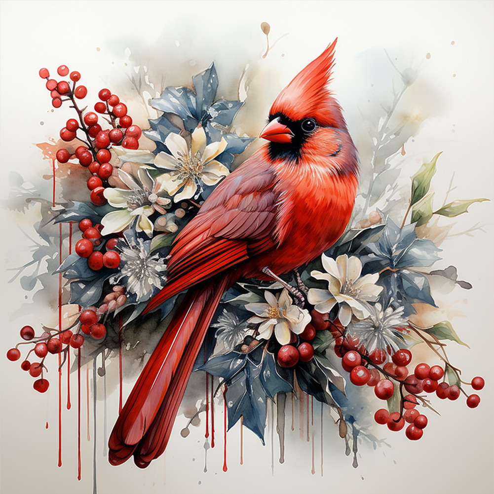 Cross Stitch 11ct Counted Ours rouges nord-américain (40*40cm)-Guru-buzz