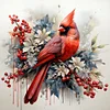 Cardinal - 11CT Counted Cross Stitch - 40*40cm - Bird