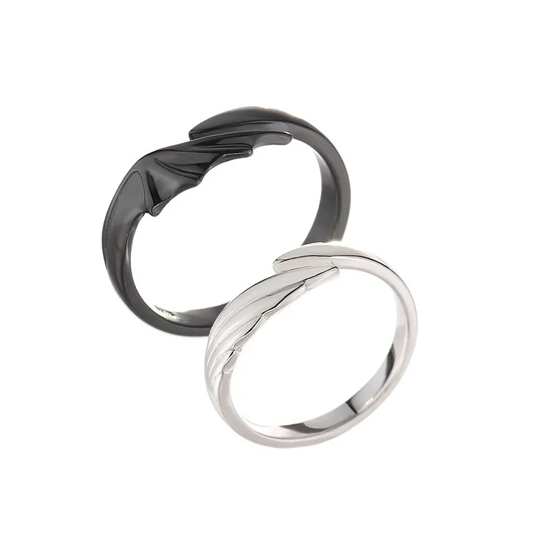 Couple Ring Set Matching Rings Adjustable Ring Gift for Couple