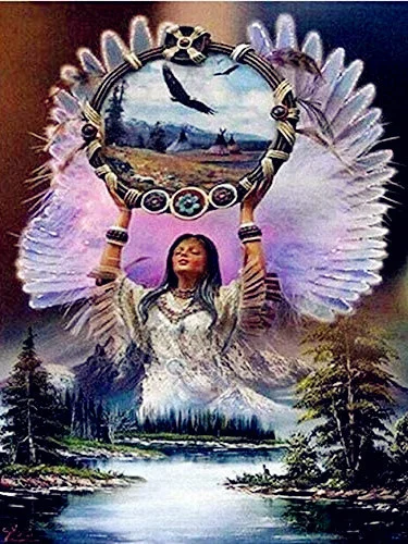 Diamond Painting - Full Round/Square Drill - Indians(30*40 - 50*60cm)