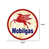 Mobilgas Gas Station - Round Metal Tin Signs(12*12Inch) - Garage