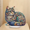 5D DIY Special Shape Diamond Painting Desk Ornament Cat Decor Kit