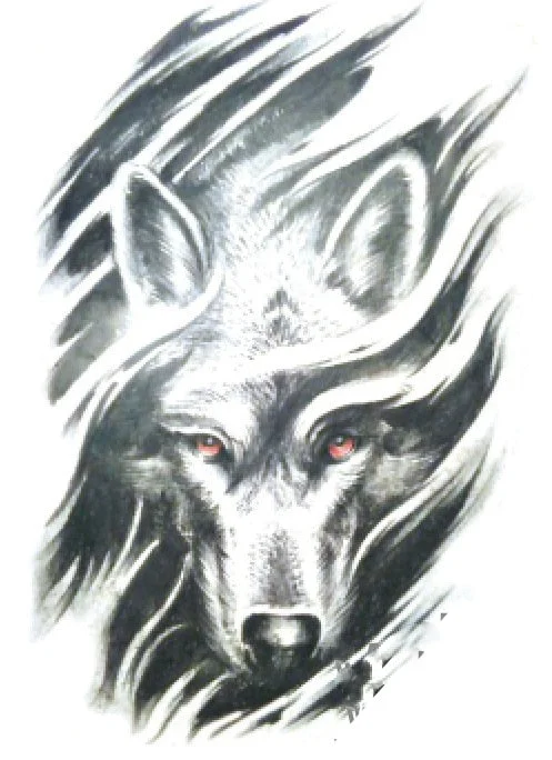 Waterproof Temporary Tattoos Sticker Scorpion Fly birds dark clouds fake tattos flash tatoo tatouage for women men