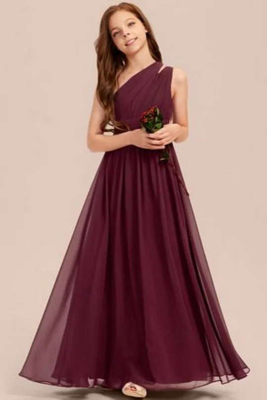 junior bridesmaid dresses wine color Amazon.com: Short Sleeve Black Junior Bridesmaid Dress with Slit Square  Neck Flower Girl Dresses for Wedding Long Formal Party Jr Dress 4:  Clothing, Shoes & Jewelry