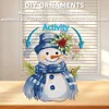 Snowman DIY Acrylic Shaking Head 5D DIY Diamond Art Tabletop Ornament Home Decor