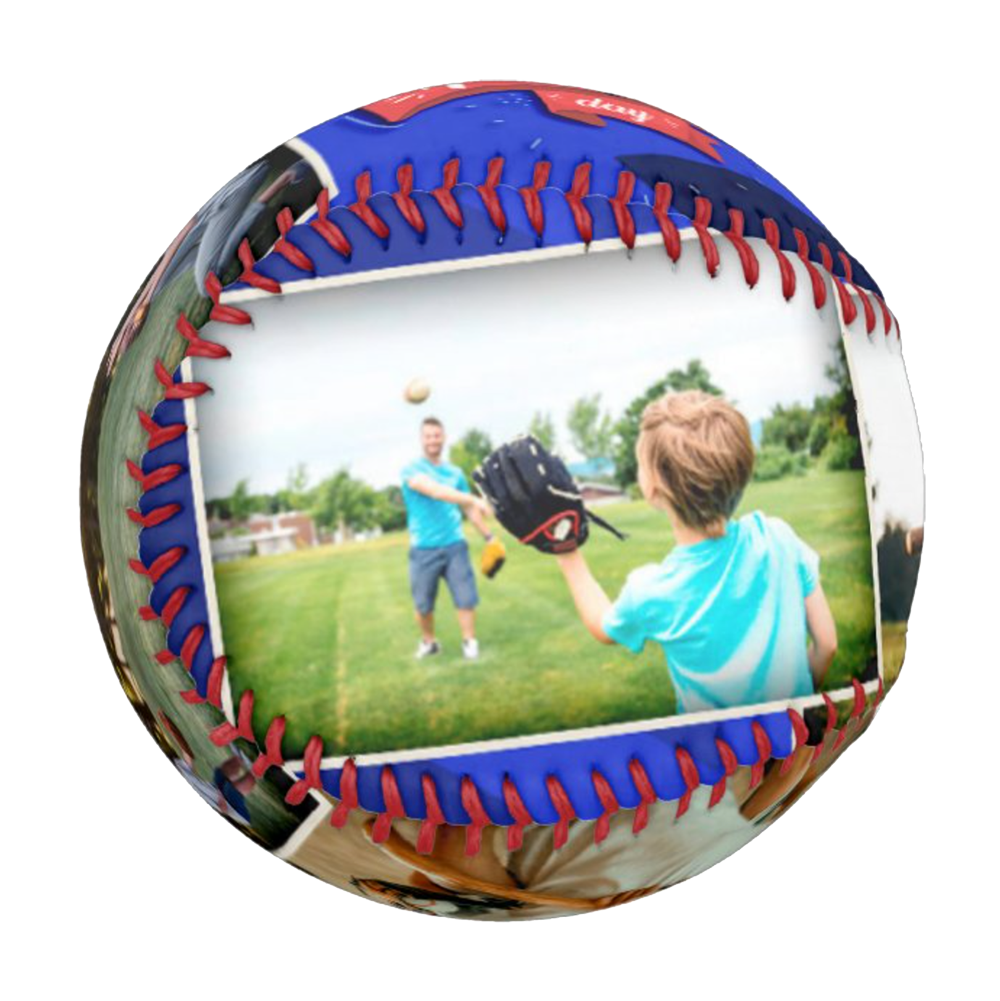 Personalized Photo Baseball Emblem Design Baseball Gifts For Baseball Lovers Father's Day Baseball Gifts for Dad, Son, Grandpa