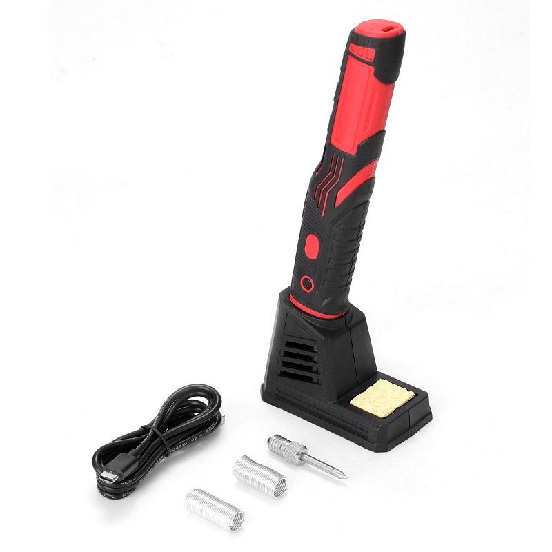 

450C 8W LED Rework Station Cordless Electric Solder Iron Kit with Stand, 501 Original