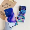 2022 Laser Marble Pattern Ring Holder Protective Cover For Samsung Galaxy