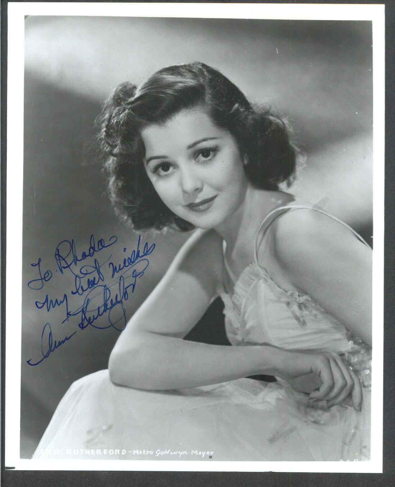 Ann Rutherford - Signed Vintage Celebrity Autograph Photo Poster painting - Gone with the Wind