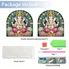 Acrylic Napkin Holder Diamond Painting Kit for Home Table Decor (Ganesha)