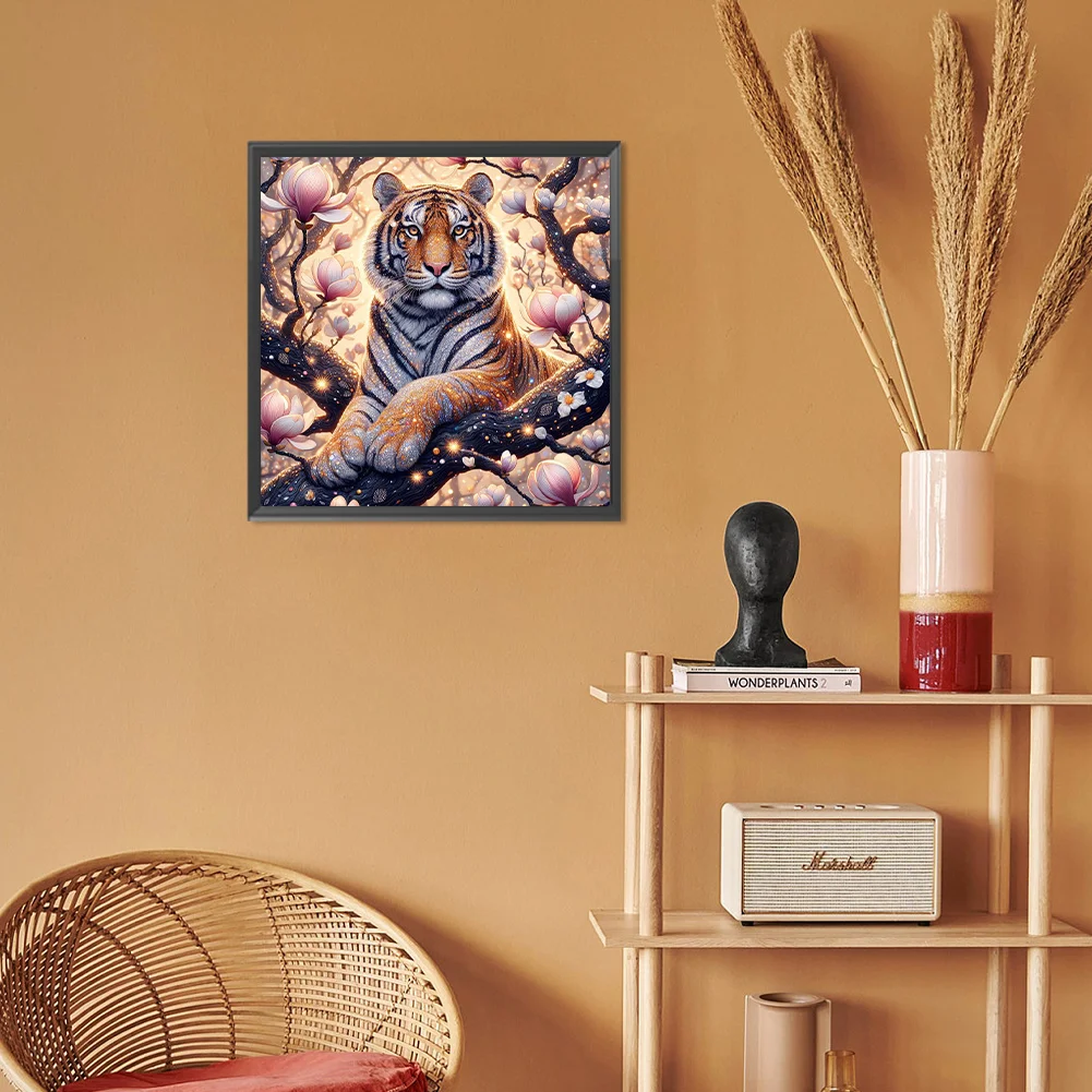 Diamond Painting - Full Round Drill - Tiger(Canvas|30*30cm)