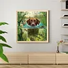 uk.everydayedeals (Limited Stock)Paint By Number - Oil Painting -  Dog (40*40Cm)