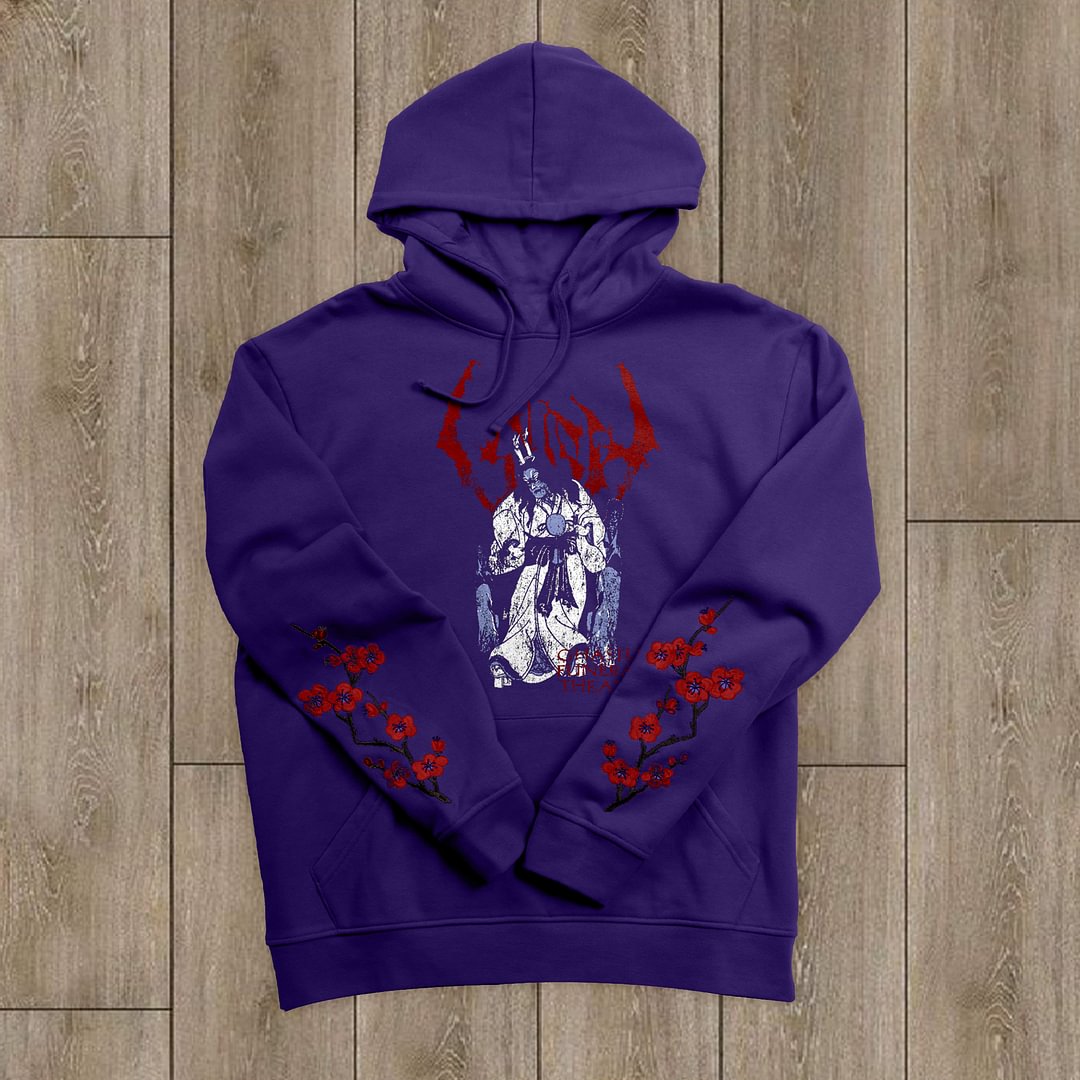 Retro Fashion Casual Tide Brand Long Sleeve Hoodie
