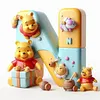 （Multi-Style)Winnie the Pooh's 26 Alphabet-Full Round Diamond Painting 30*30CM