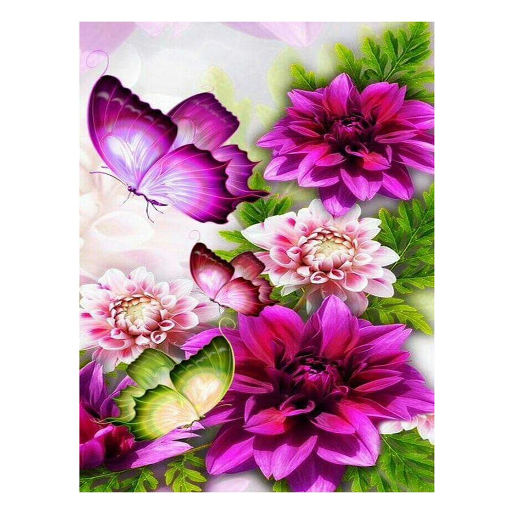 

Bunch Flowers - 14CT Counted Cross Stitch - 46*56CM, 501 Original
