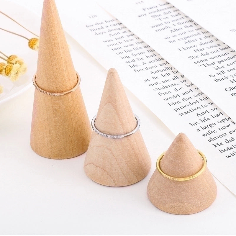 Minimalist Solid Color Titanium Steel Rhinestones 18K Gold Plated Inlay Rings