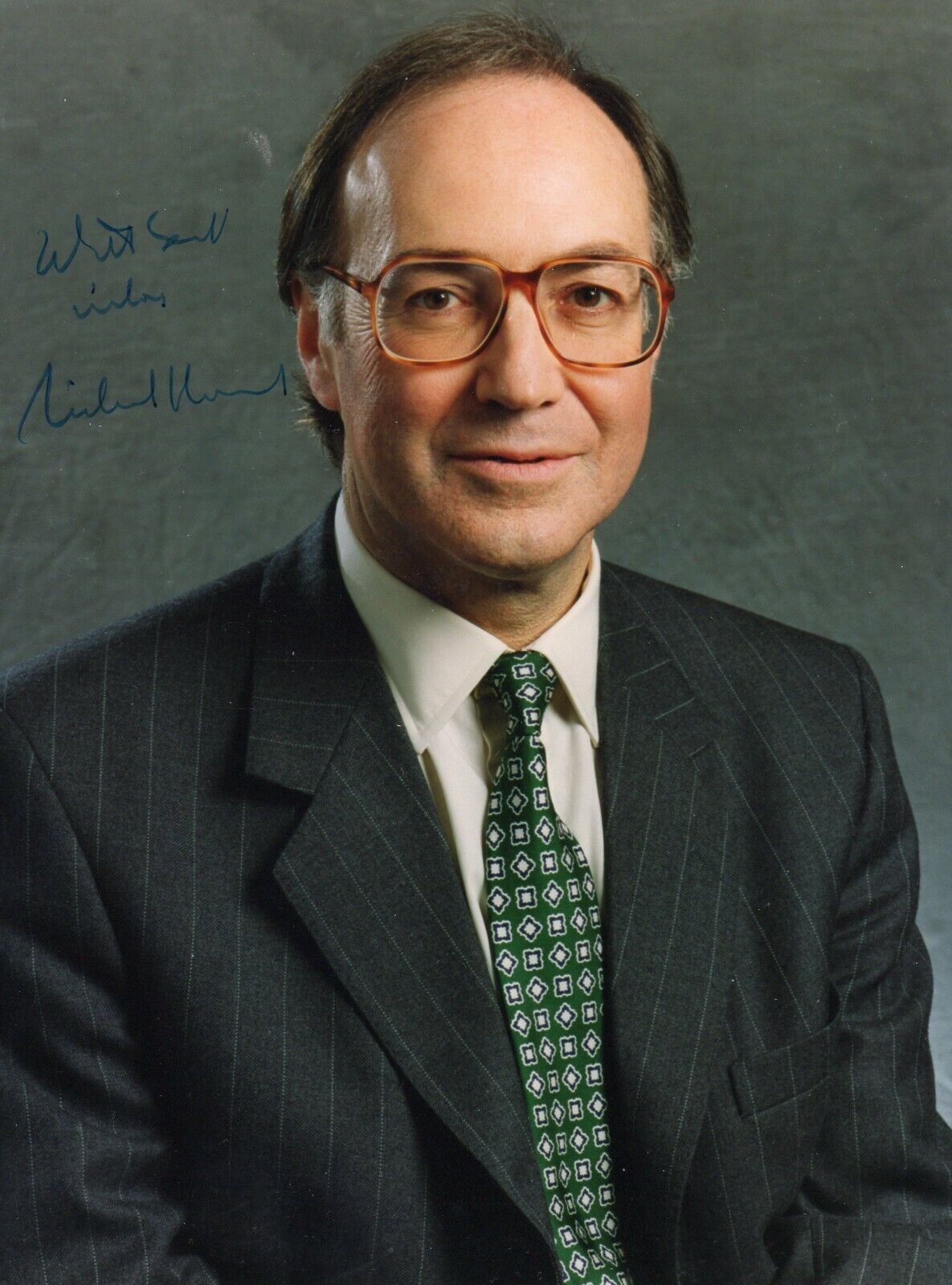 MICHAEL HOWARD AUTOGRAPH, MP, CONSERVATIVE LEADER