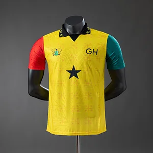 2025 Player Version Ghana National Commemorative Edition Yellow Football Shirt 1:1 Thai Quality