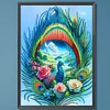 DIY Partial Special Shaped Drill Diamond Painting-Peacock