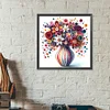 Diamond Painting-DIY Full Round Drill Beautiful Vase Bouquet(40x40cm)