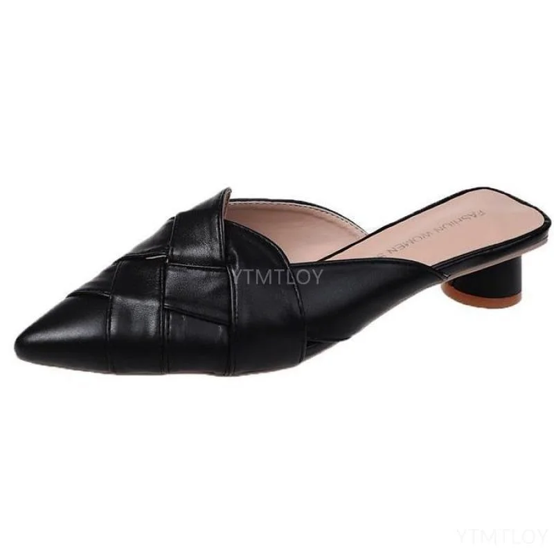 Women's Shoes Slippers Summer 2021 New Fashion Outdoor Pointed Muller Zapatillas Mujer Casa Sapatos Femininos Flip Flop