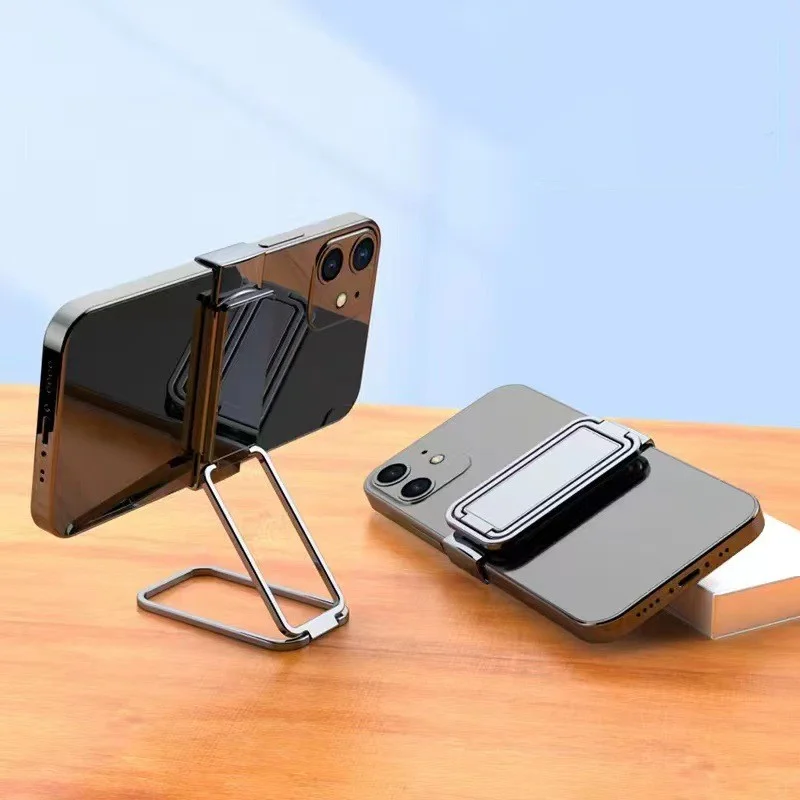 360 Degree Rotating Mobile Phone Holder Multifunctional Metal Foldable Mobile Phone Holder