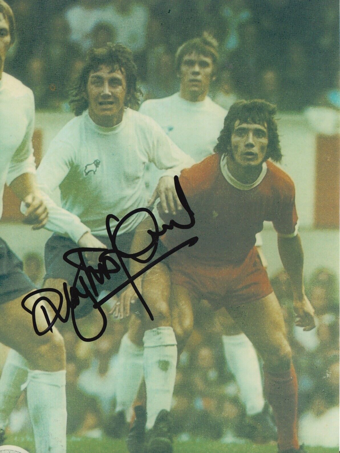 Roy McFarland Hand Signed 8x6 Photo Poster painting - Derby - Football Autograph.