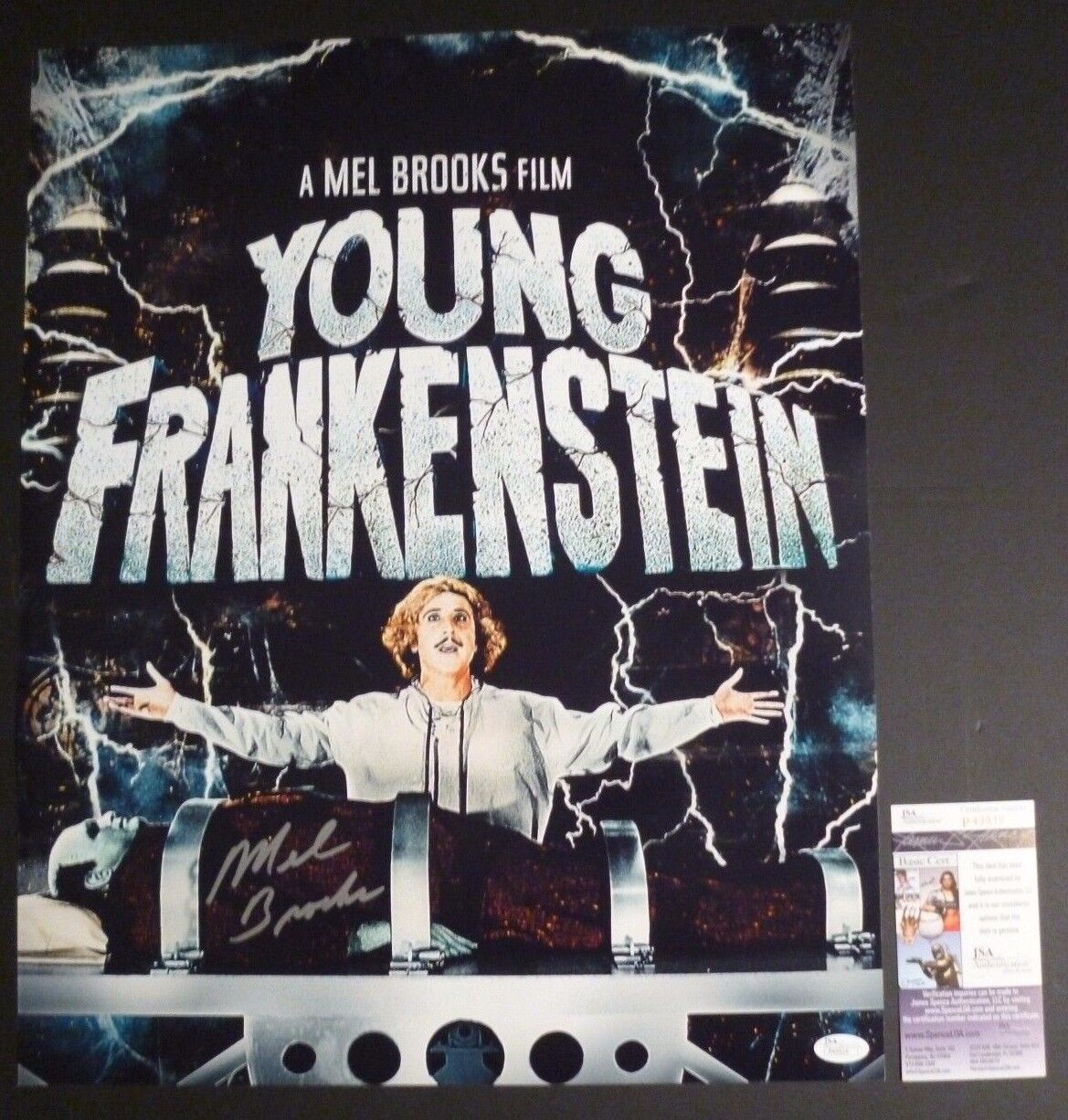 MEL BROOKS Authentic Hand-Signed YOUNG FRANKENSTEIN