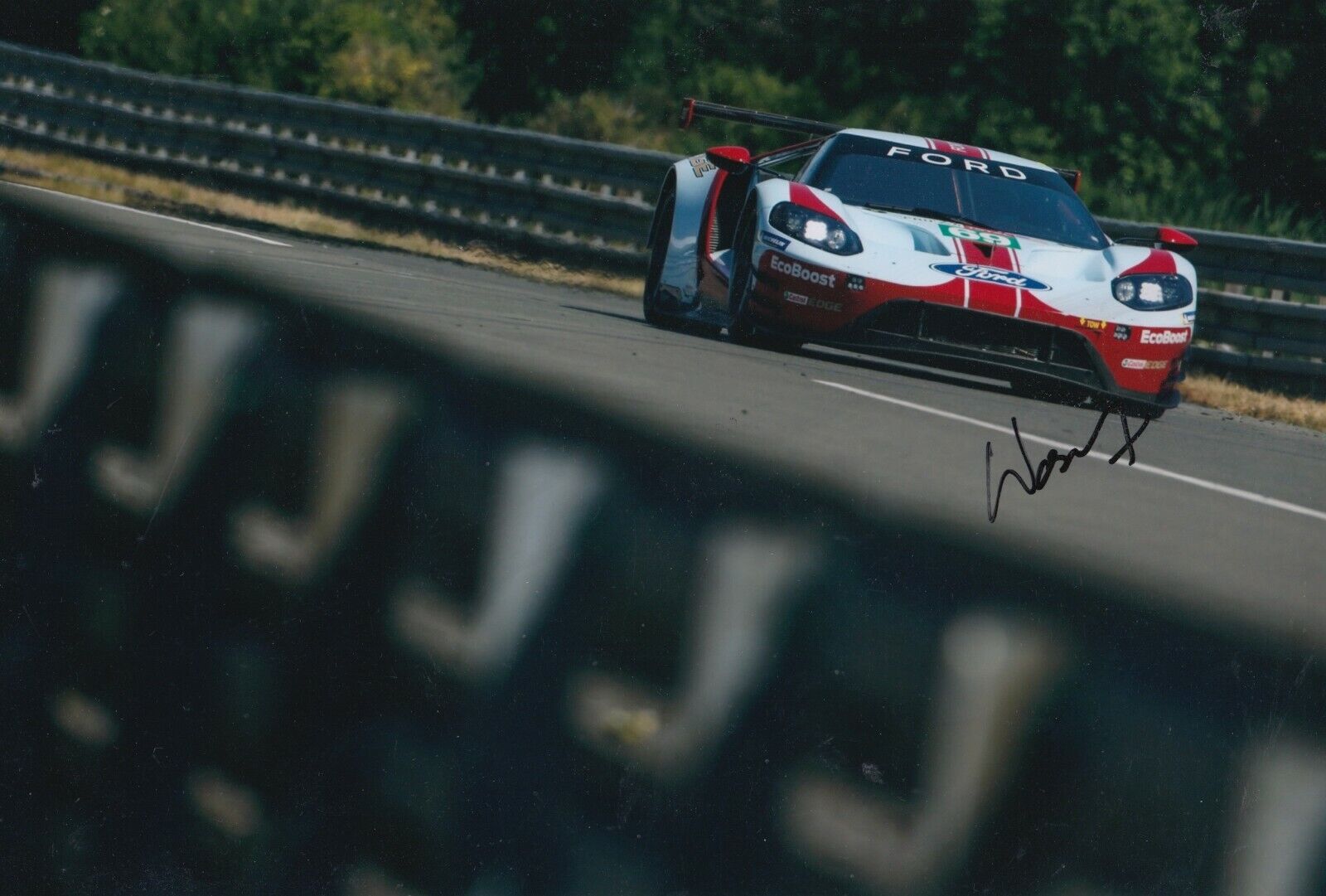 Richard Westbrook Hand Signed 12x8 Photo Poster painting - Le Mans Autograph Ford GT.