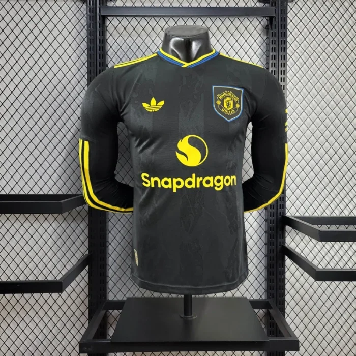 Player Edition - Manchester United 25/26 Third Long Sleeve Football Jersey