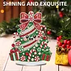 Ice Cream Xmas Tree Special Shaped 2D Flat DIY Diamond Painting Ornament