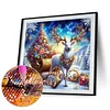 Diamond Painting-DIY Full Round Drill Xmas Elk