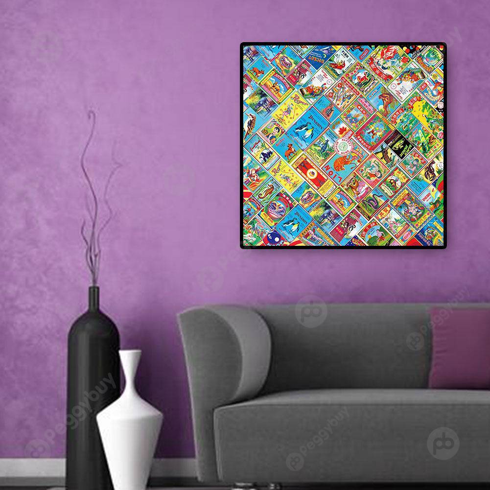 

1000 Pieces DIY Retro Poster Puzzle Educational Learning Assembling Toys, 501 Original