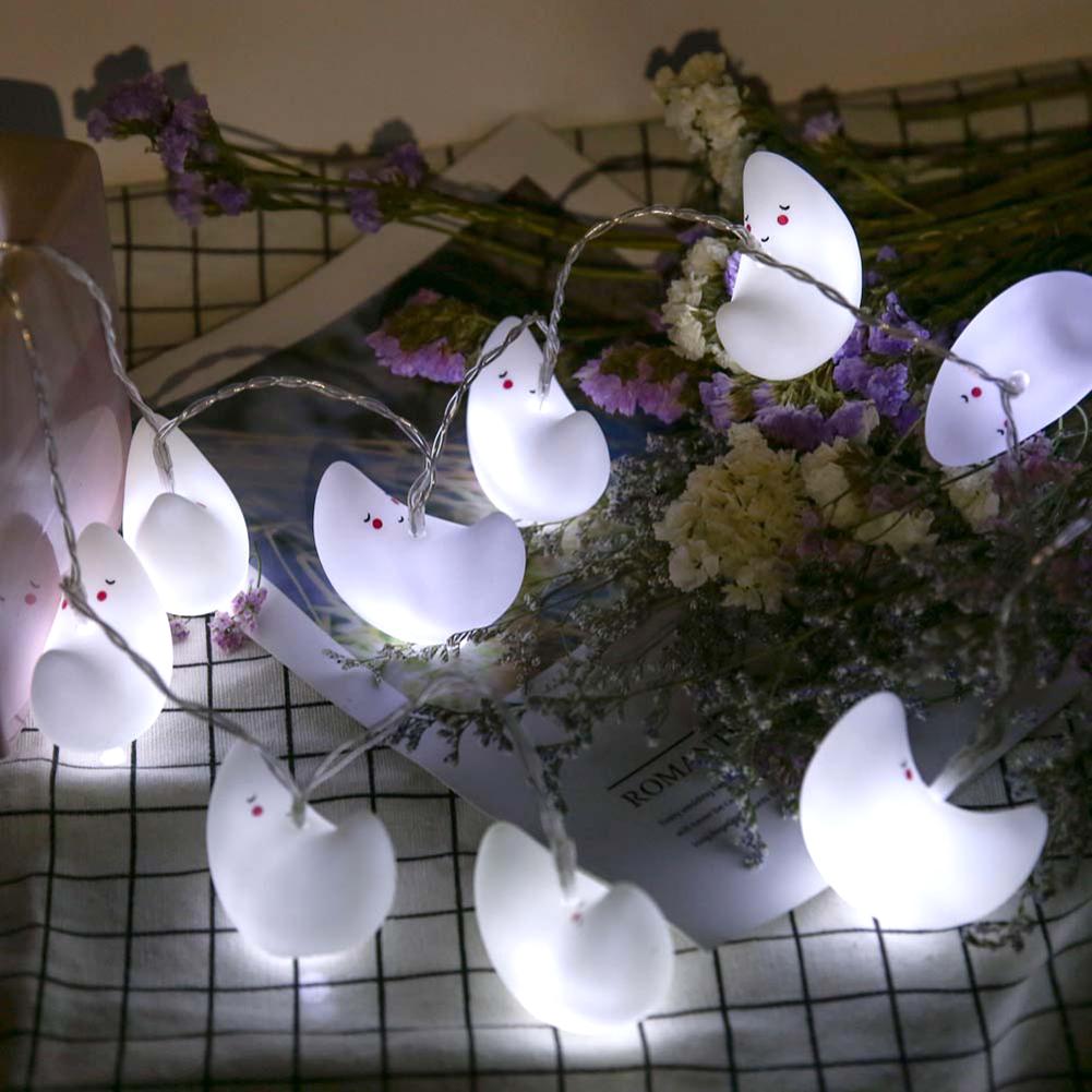 

Moon Silicone 10 LED Halloween-Curtain String Night Light, 501 Original