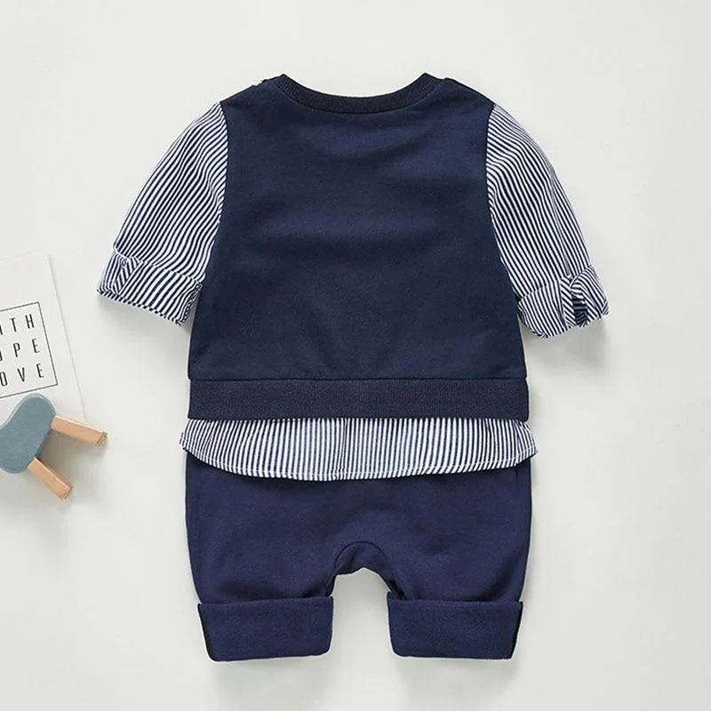 New Newborn Boys Girls Corduroy Jumpsuits Clothes Spring Autumn Baby Boys Girls Rompers Long Sleeve Children Rompers 0-3Yrs