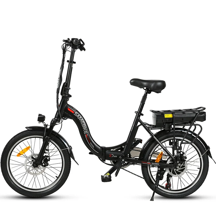 SAMEBIKE JG20 Intelligentes zusammenklappbares elektrisches Moped-Fahrrad, 350-W-Motor, 10-Ah-Batterie, max. 32 km/h, 20-Zoll-Reifen(Vorverkauf)